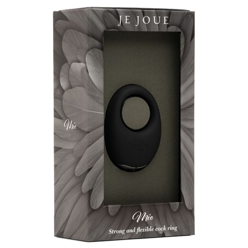 JE JOUE - VIBRADOR PRETO RECARREGÁVEL COM CONTROLE REMOTO