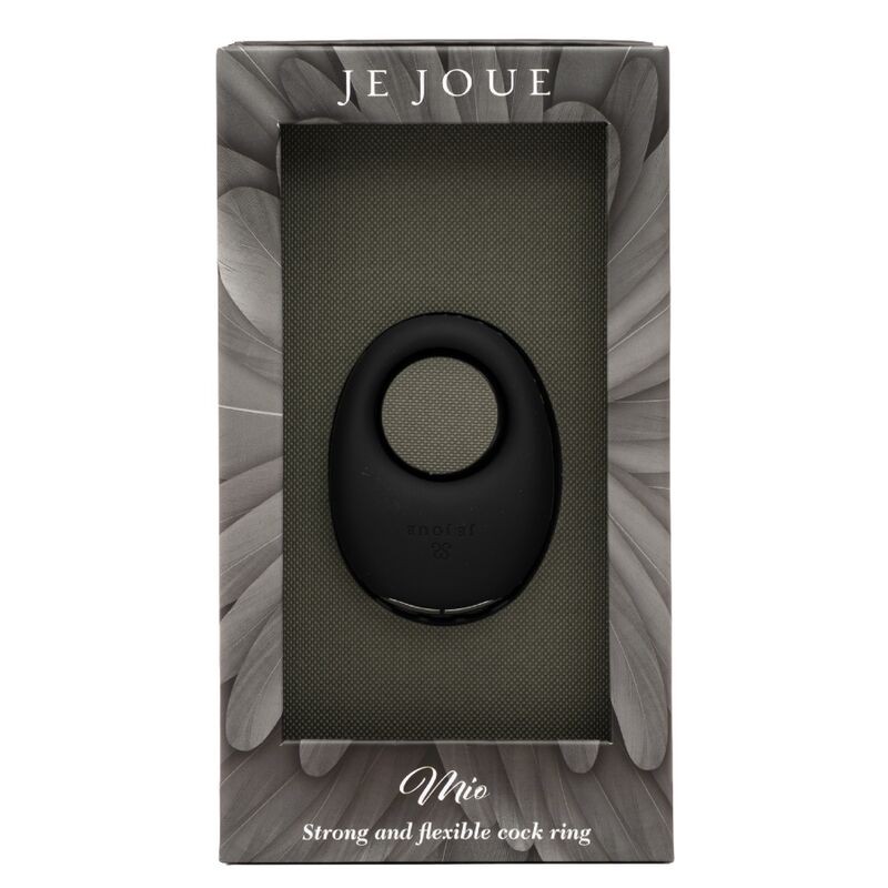 JE JOUE - VIBRADOR PRETO RECARREGÁVEL COM CONTROLE REMOTO