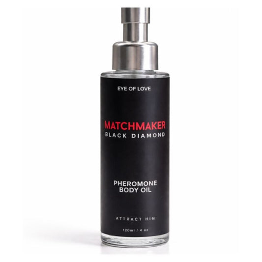 EYE OF LOVE - ÓLEO CORPORAL COM FEROMÔNIOS DE DIAMANTE NEGRO MATCHMAKER 120 ML