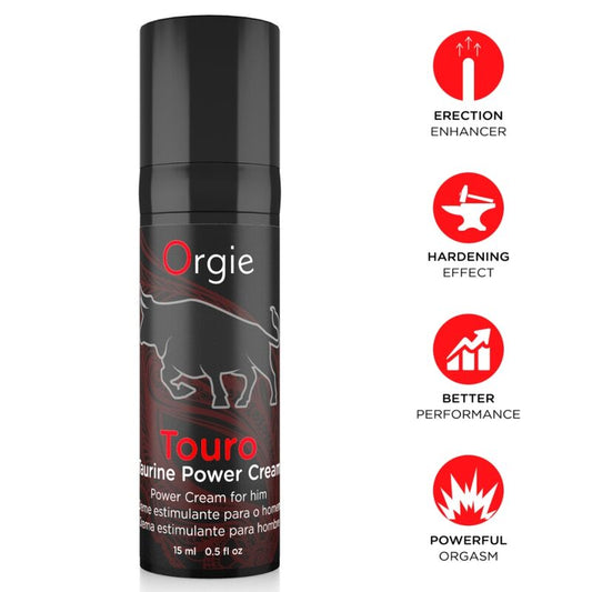 ORGIE - CREME PARA AUMENTAR A EREÇÃO TOURO 15 ML