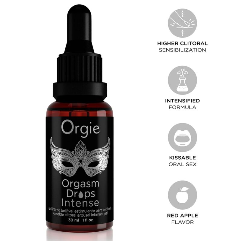 Orgie — Gotas de Orgasmo Intensas e Extremas, Estimulação Clitoriana 30 ml