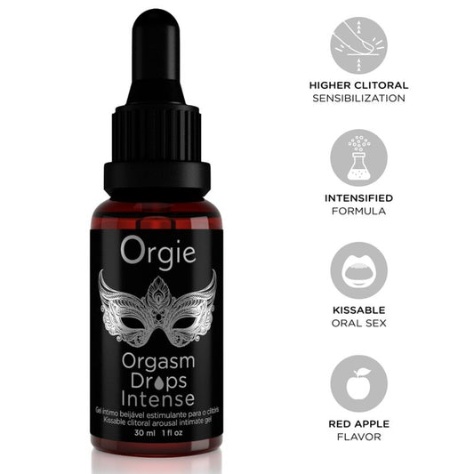 Orgie — Gotas de Orgasmo Intensas e Extremas, Estimulação Clitoriana 30 ml