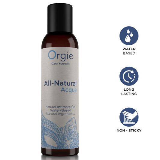 ORGIE - GEL ÍNTIMO 100% NATURAL À BASE DE ÁGUA 150 ML