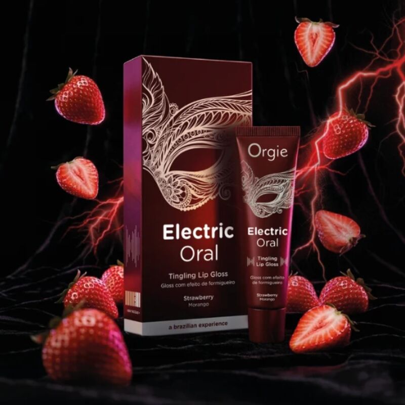 ORGIE - BRILHO LABIAL ORAL ELÉTRICO COM SENSAÇÃO DE FORMIGAMENTO 15ML