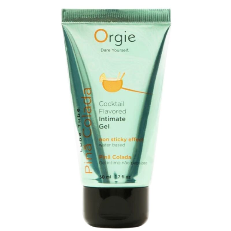 ORGIE - LUBRIFICANTE EM TUBO COQUETEL PIÑA COLADA BEIJÁVEL GEL ÍNTIMO À BASE DE ÁGUA 50 ML