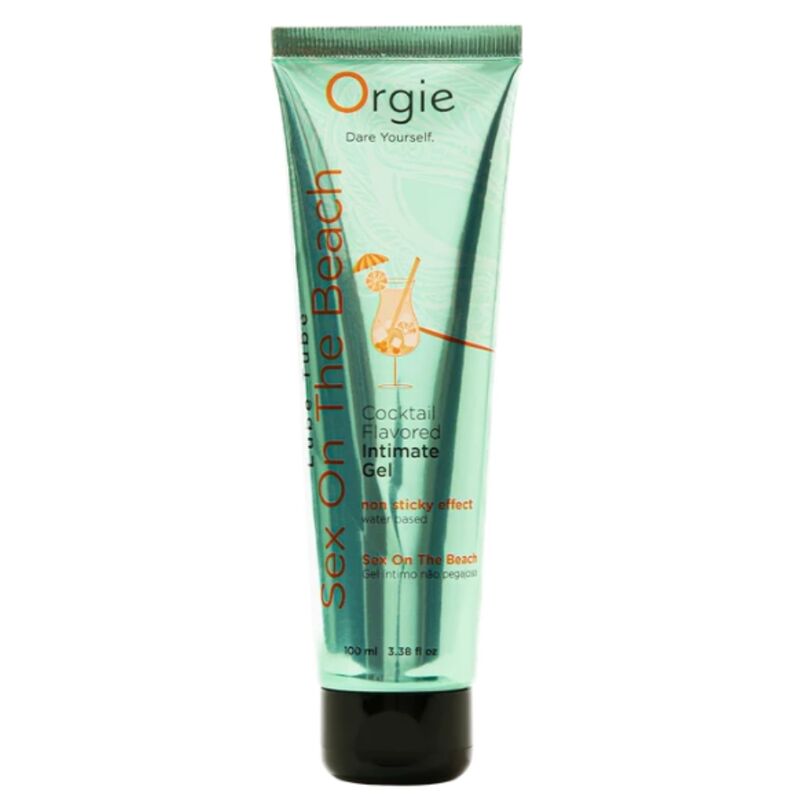 ORGIE - LUBRIFICANTE EM TUBO COQUETEL SEXO NA PRAIA BEIJÁVEL GEL ÍNTIMO À BASE DE ÁGUA 100 ML