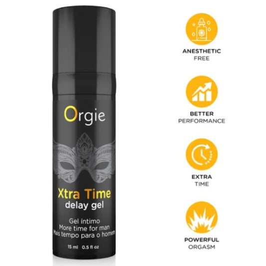 ORGIE - GEL RETARDA EXTRA SEM ANESTÉSICO 15 ML