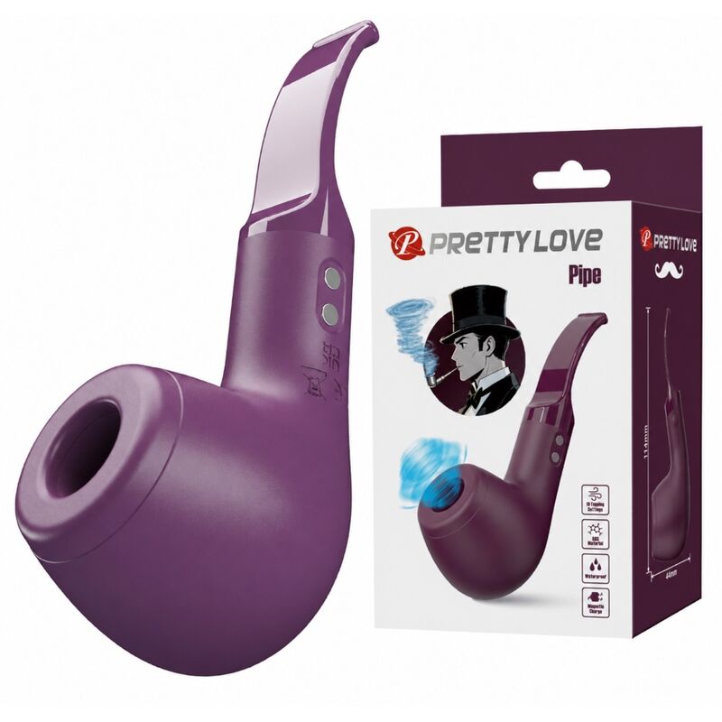 PRETTY LOVE - ESTIMULADOR DE TUBO COM 10 NÍVEIS DE PRESSÃO ROXO