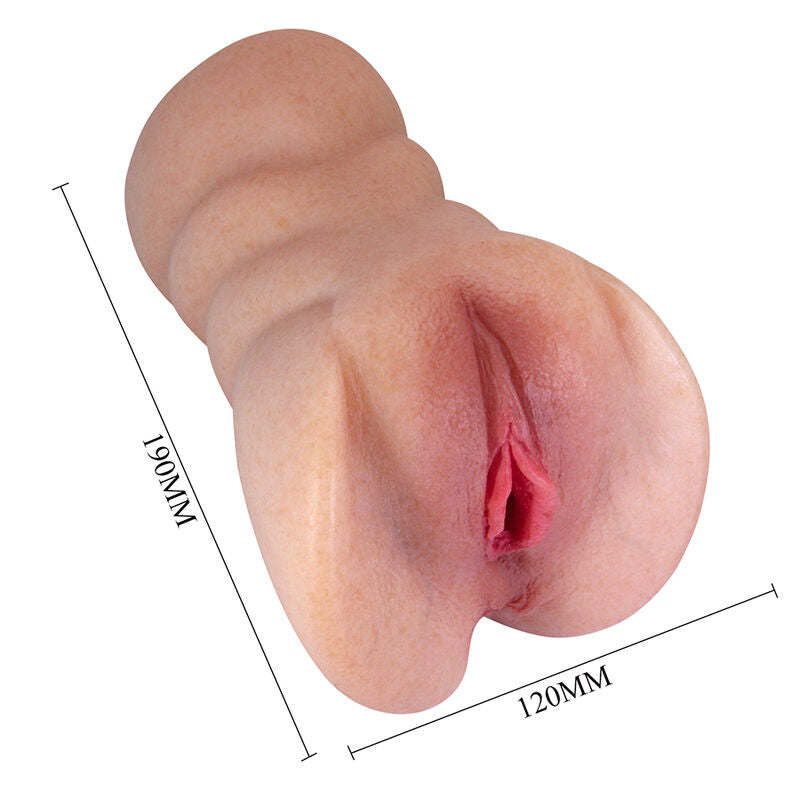 PRETTY LOVE - CRESSIDA COMPACTO MASTURBADOR DE VAGINA REALISTA EM SILICONE NATURAL