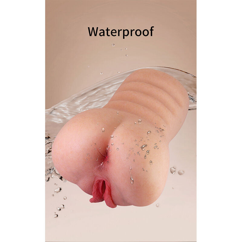 PRETTY LOVE - JESSAMINE MASTURBADOR VAGINAL DE SILICONE REALISTA, COMPACTO, NATURAL