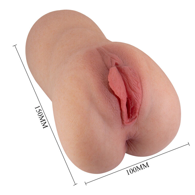 PRETTY LOVE - JESSAMINE MASTURBADOR VAGINAL DE SILICONE REALISTA, COMPACTO, NATURAL