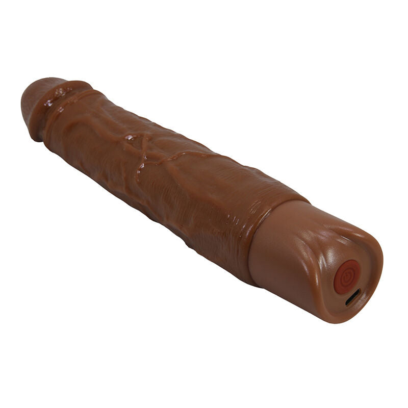 PRETTY LOVE - KESSLER VIBRADOR REALISTA COM 10 MODOS DE VIBRAÇÃO E 10 INTENSIDADES, 22 CM, MARROM