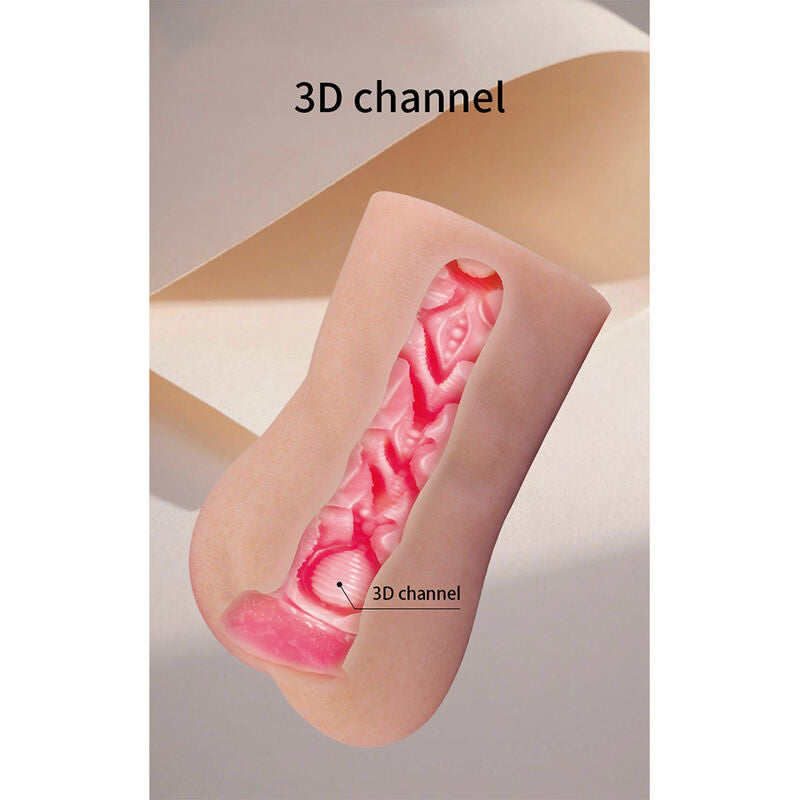 PRETTY LOVE - OTTILIE MASTURBADOR VAGINAL DE SILICONE REALISTA, COMPACTO, NATURAL