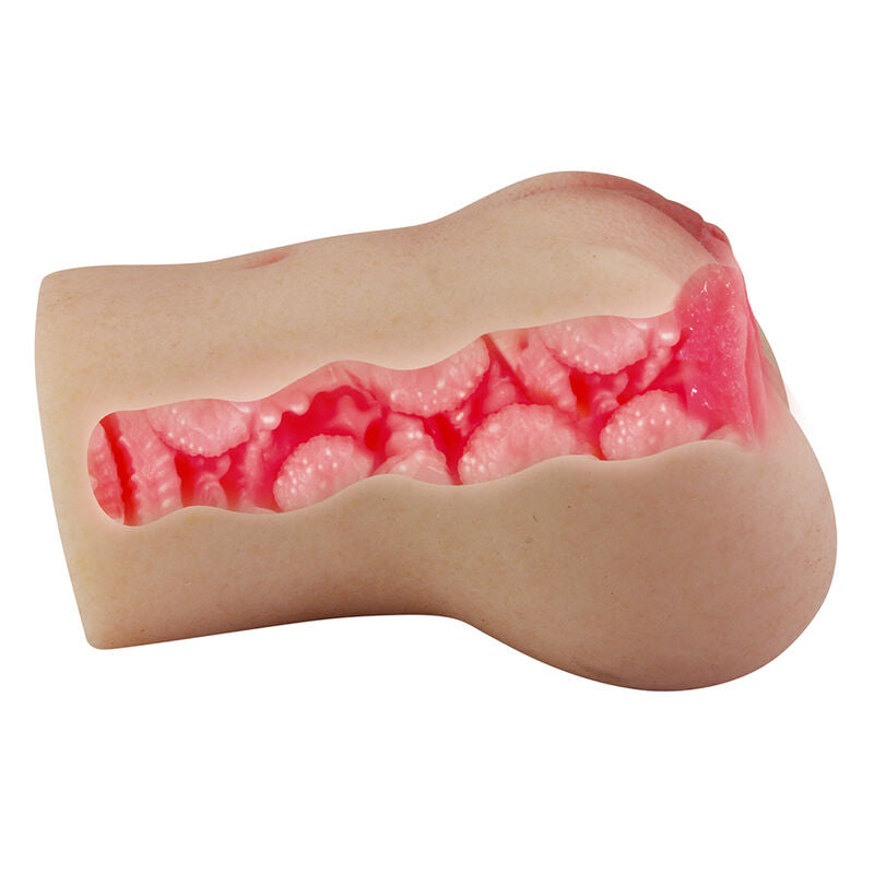 PRETTY LOVE - VESPERA COMPACT, MASTURBADOR DE VAGINA REALISTA EM SILICONE NATURAL