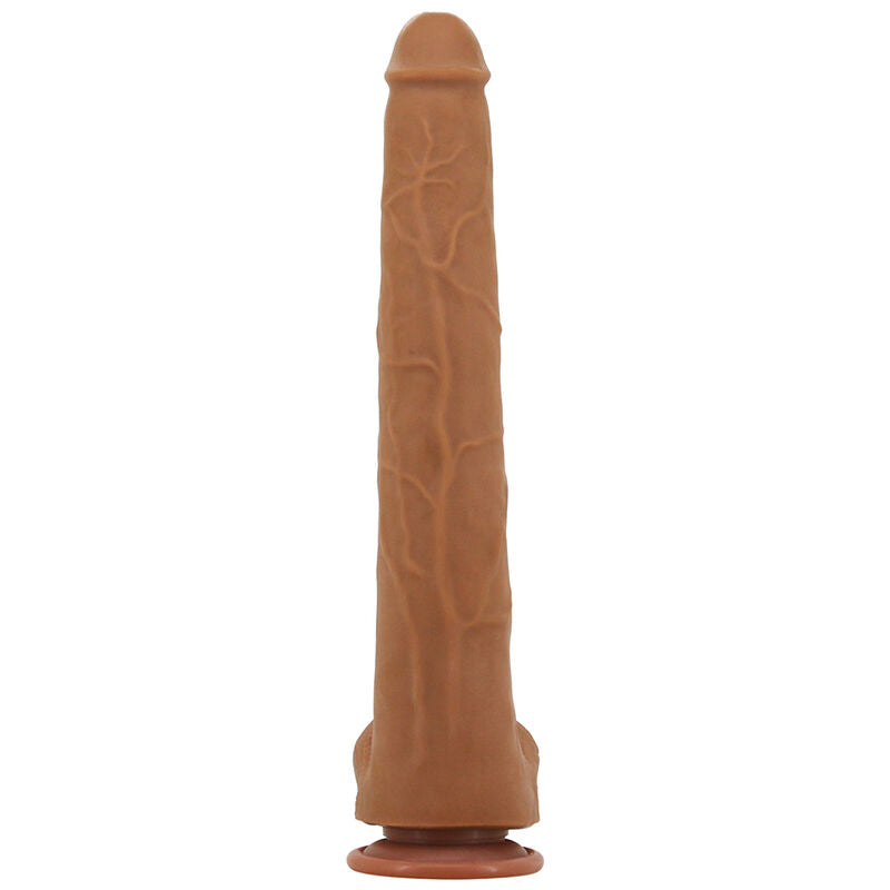 PRETTY LOVE - VIGGO DILDO DESLIZANTE COM TOQUE SUAVE E REALISTA, 36,5 CM MARROM