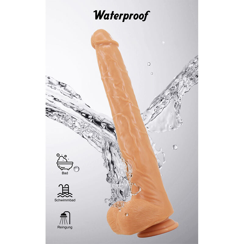 PRETTY LOVE - VIGGO DILDO DESLIZANTE COM TOQUE SUAVE E REALISTA DE 36,5 CM NATURAL