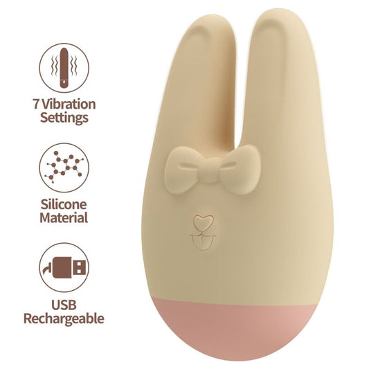 ROMANCE - BUNNY ESTIMULADOR EXTERNO COM 7 MODOS DE VIBRAÇÃO