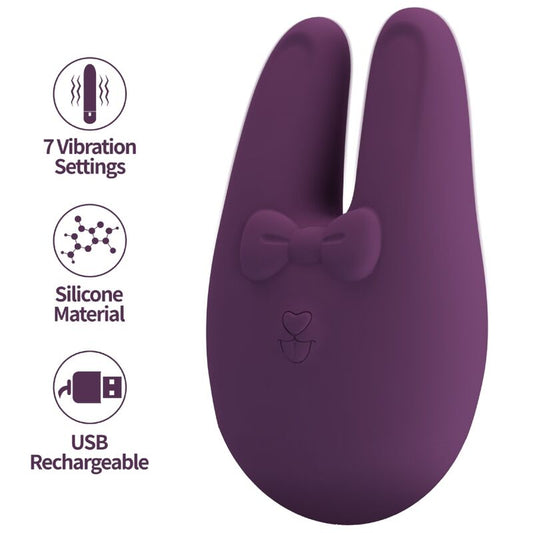 ROMANCE - BUNNY ESTIMULADOR EXTERNO COM 7 MODOS DE VIBRAÇÃO