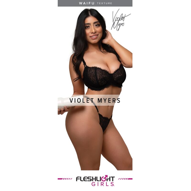 FLESHLIGHT GIRLS - VIOLET MYERS AHEGAO MASTURBADOR ANAL REALISTA
