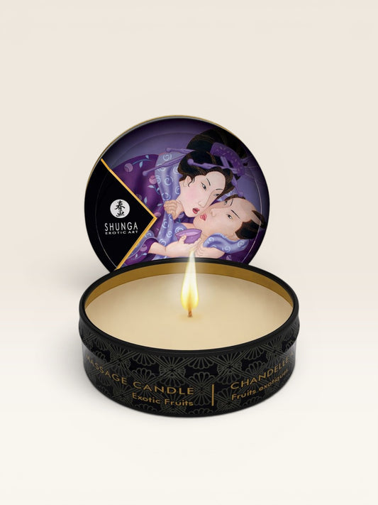 SHUNGA - MINI CARESS BY CANDELIGHT VELA DE MASSAGEM DE FRUTAS EXÓTICAS 30 ML