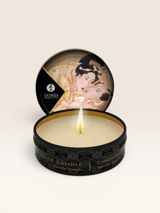 SHUNGA - MINI CARESS BY CANDELIGHT VANILLA MASSAGE VELA 30 ML