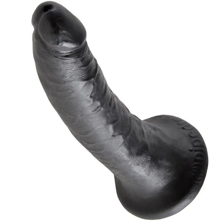 KING COCK - DILDO PRETO 17.8 CM
