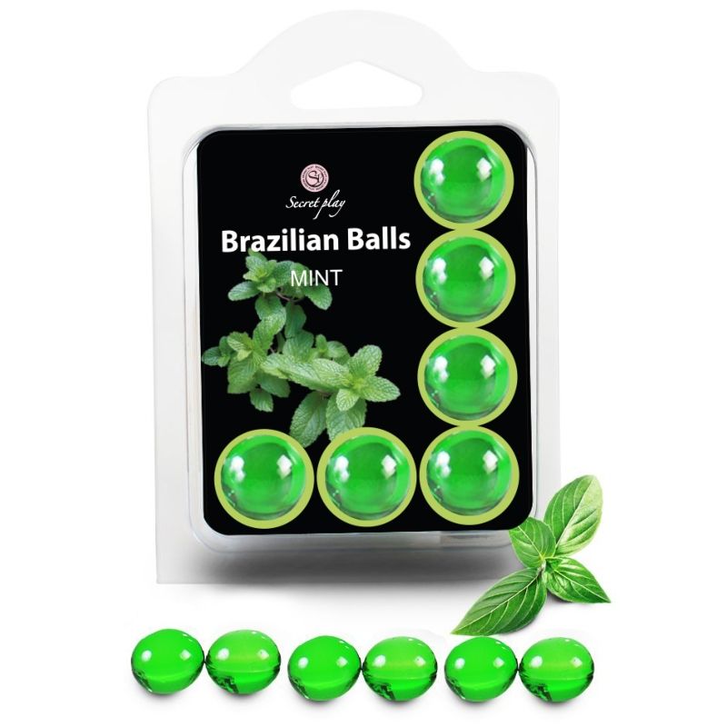 SecretPlay — Conjunto 6 Bolas Brasileiras Menta