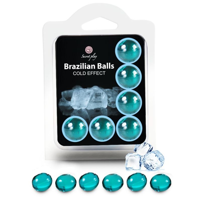 SecretPlay — Conjunto 6 Bolas Brasileiras Efeito Frio