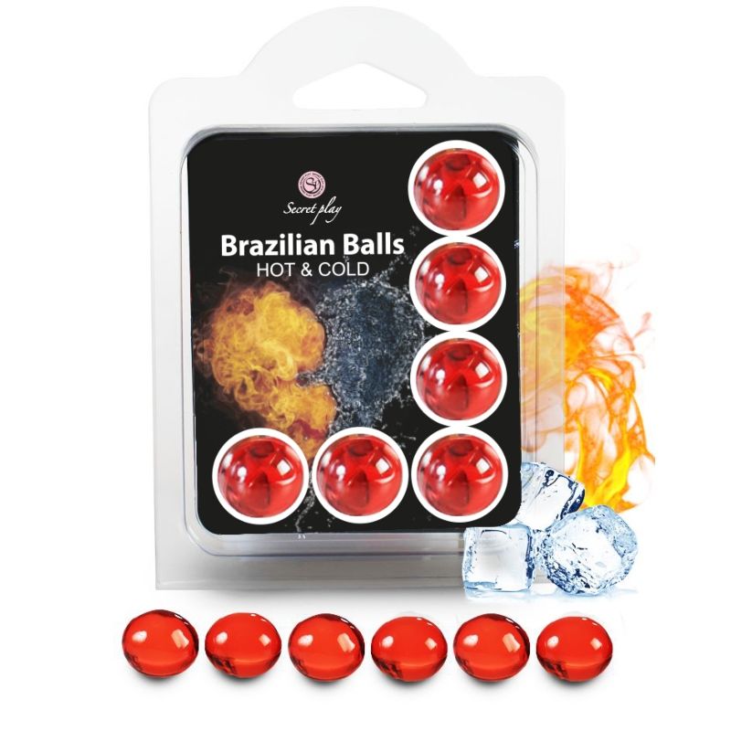 SecretPlay — Conjunto 6 Bolas Brasileiras Efeito Quente e Frio