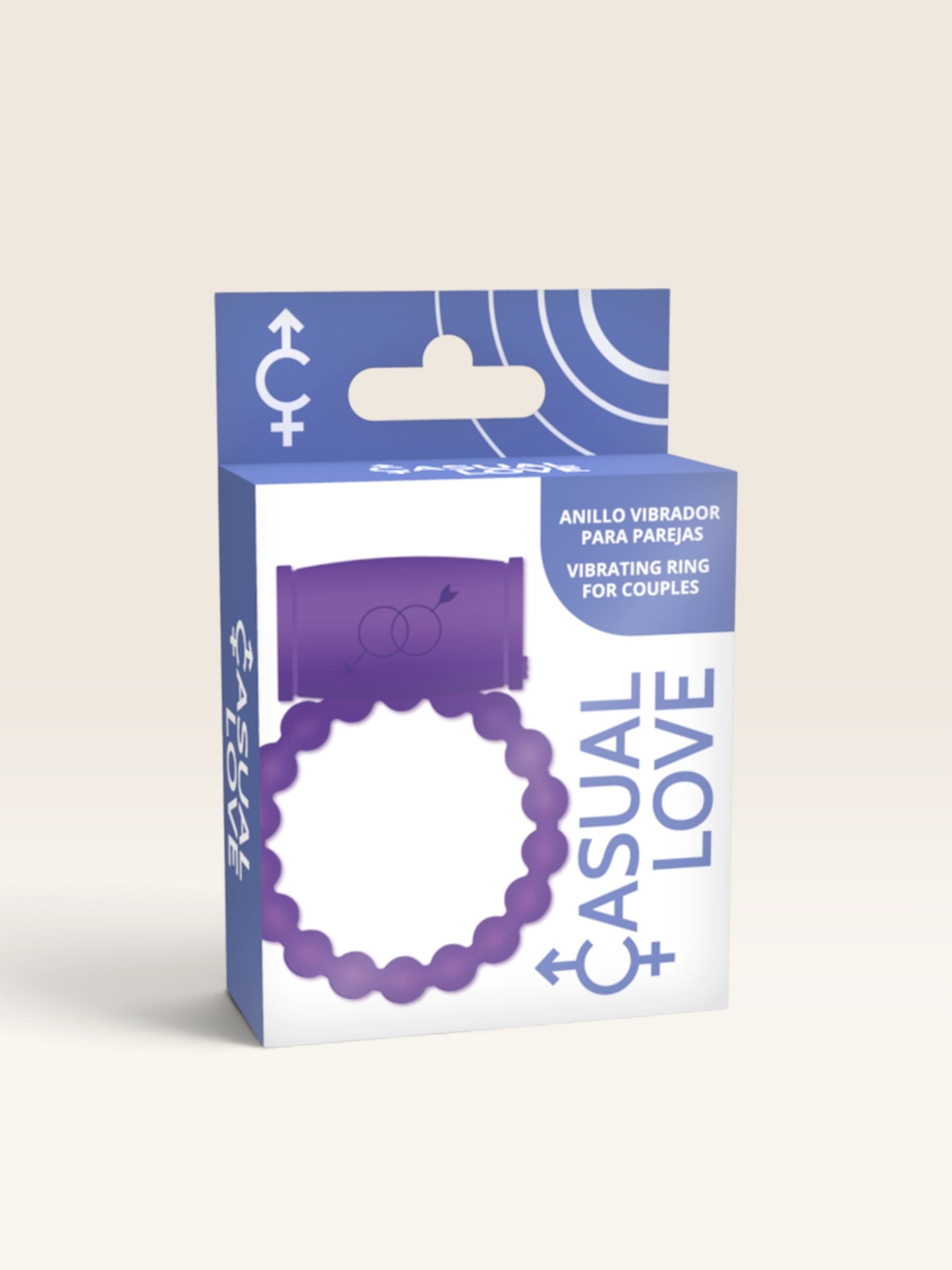 CASUAL LOVE - ANEL VIBRADOR 25 CASAIS VIOLETA