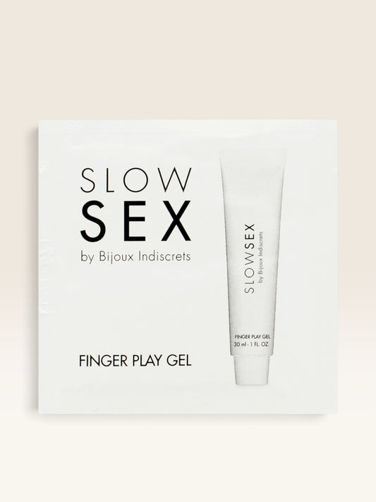 BIJOUX - SLOW SEX GEL DE MASSAGEM COM FINGER PLAY DOSE ÚNICA