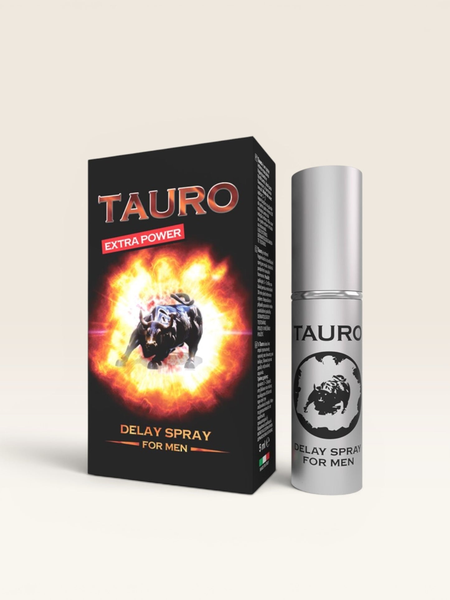 TAURO - EXTRA POWER DELAY SPRAY PARA HOMENS 5 ML