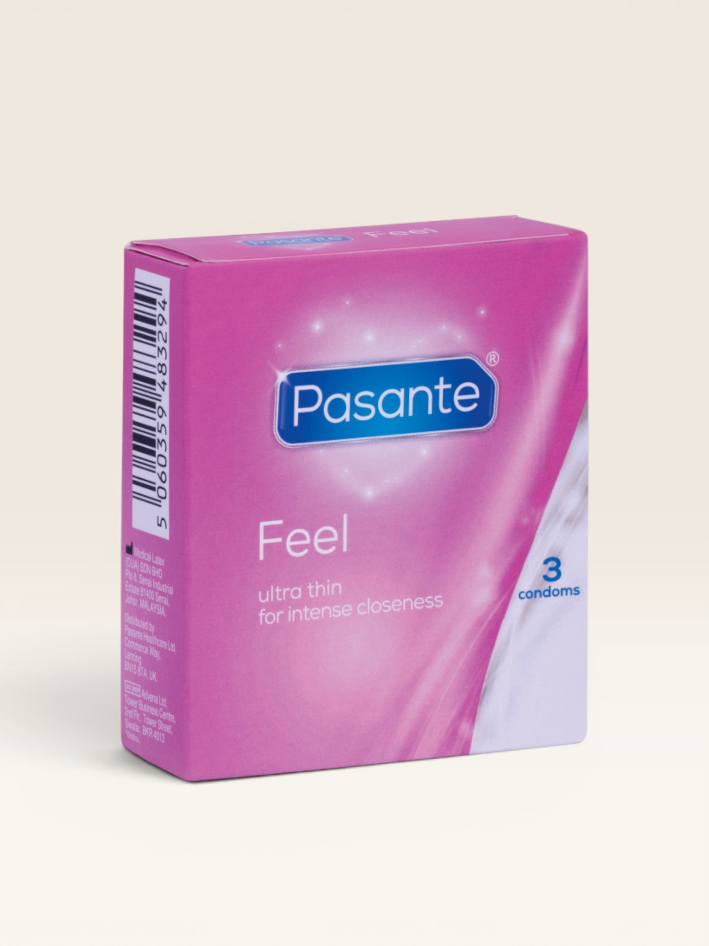 PASANTE - DE PRESERVATIVOS SENSÍVEIS ULTRA FINO 3 UNIDADES