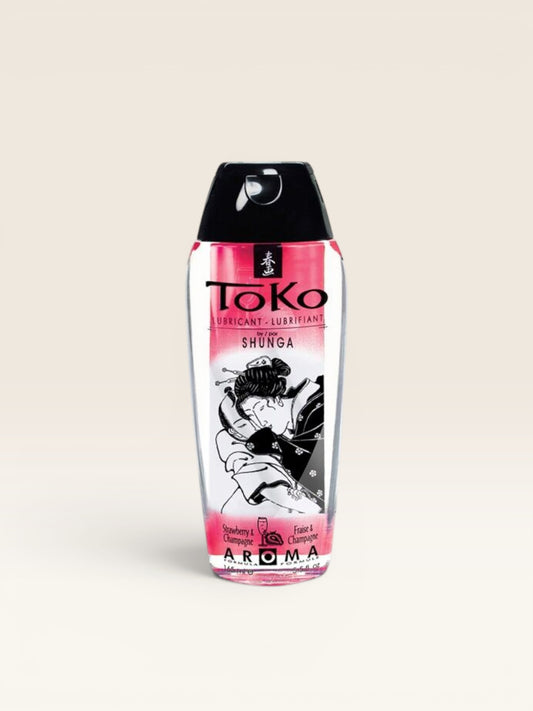 SHUNGA - TOKO AROMA LUBRIFICANTE DE MORANGO E CHAMPANHE