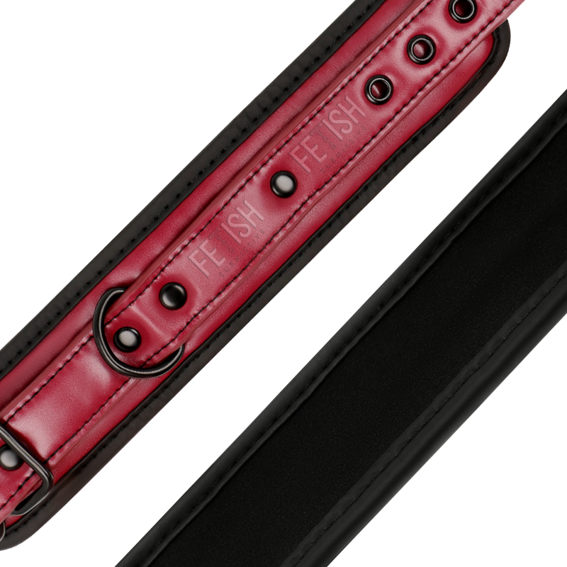 Fetish Submissive Dark Room — Algemas de Tornozelo em Couro Vegano