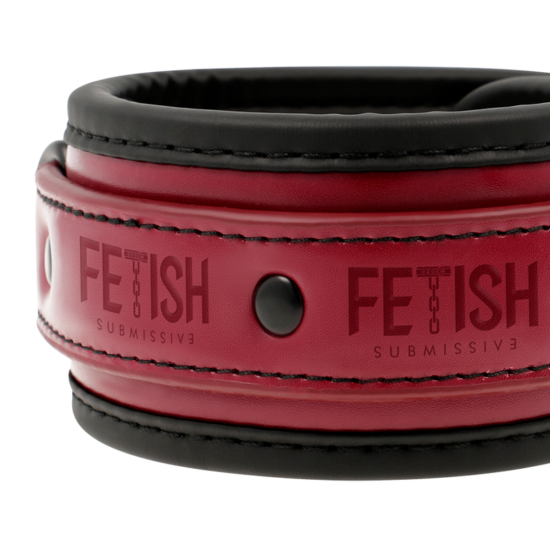 Fetish Submissive Dark Room — Algemas de Tornozelo em Couro Vegano