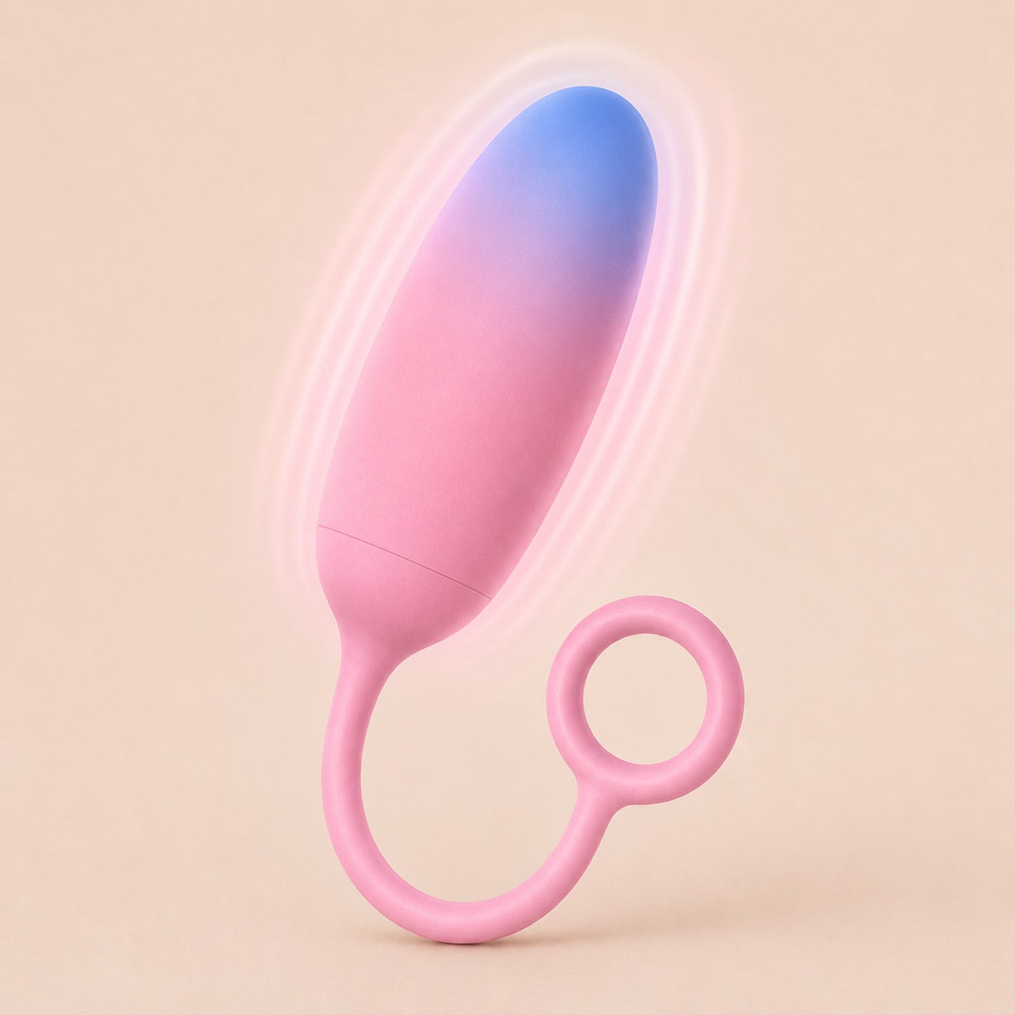 Estimulador curvo em rosa e azul